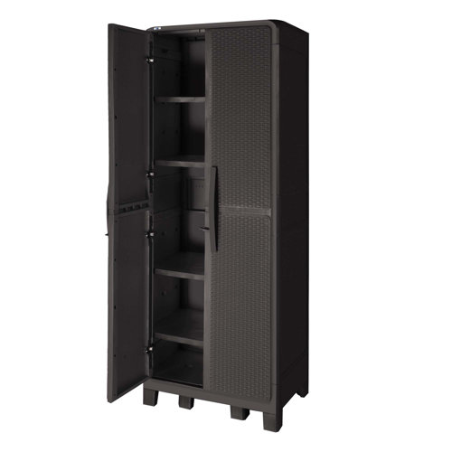 The Twillery Co.® Haygood 5Shelf Plastic Armoire Wayfair